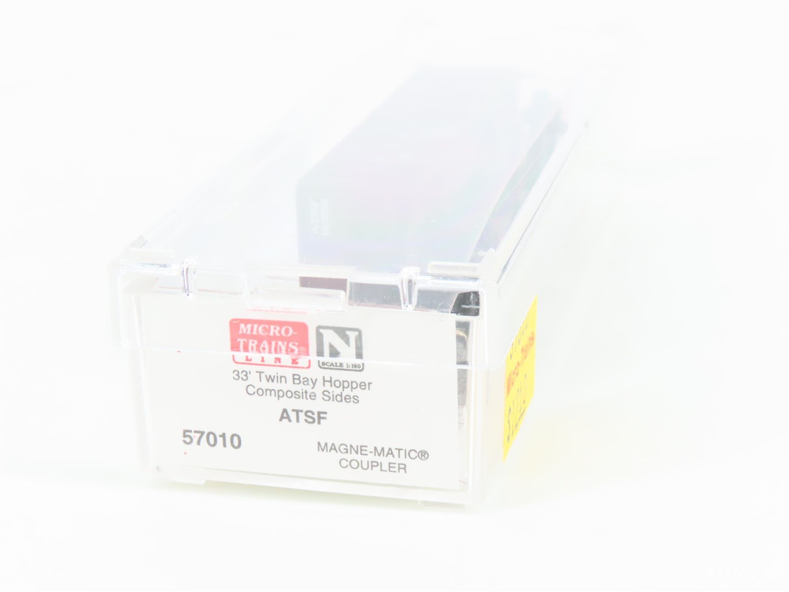 N Scale Micro-Trains MTL 57010 ATSF Santa Fe 2-Bay Composite-Side Hopper #180552