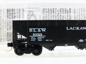 N Scale Micro-Trains MTL 55130 DL&W Lackawanna 2-Bay Offset-Side Hopper #83321