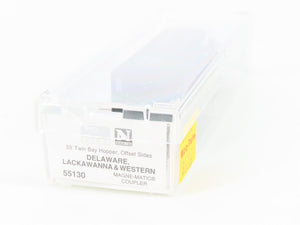 N Scale Micro-Trains MTL 55130 DL&W Lackawanna 2-Bay Offset-Side Hopper #83321