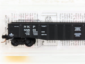 N Micro-Trains MTL 105520 NKP Nickel Plate Road 50' Fixed-End Gondola #44801