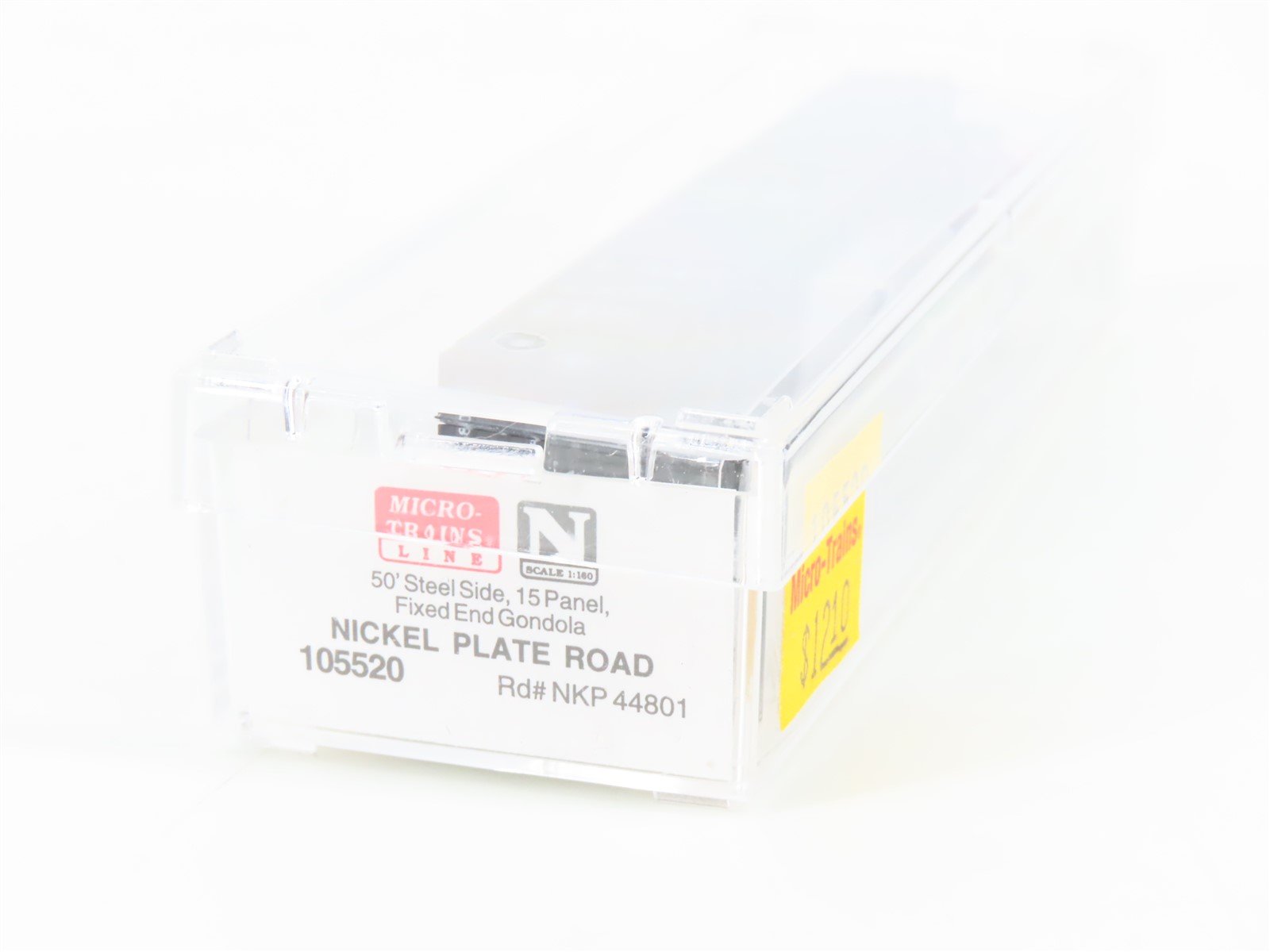 N Micro-Trains MTL 105520 NKP Nickel Plate Road 50' Fixed-End Gondola #44801