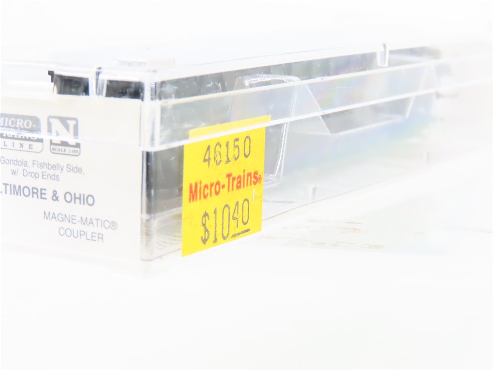 N Scale Micro-Trains MTL 46150 B&O Baltimore & Ohio 50' Drop-End Gondola #259492