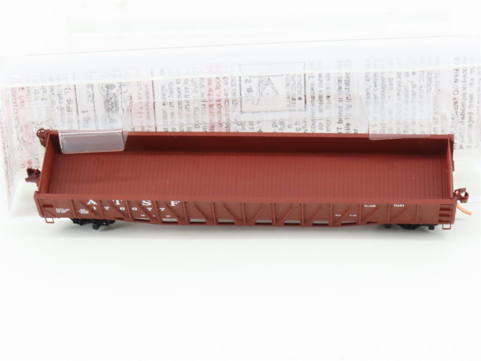 N Micro-Trains MTL 62030 ATSF Santa Fe 50' Drop-End Composite Gondola #176677