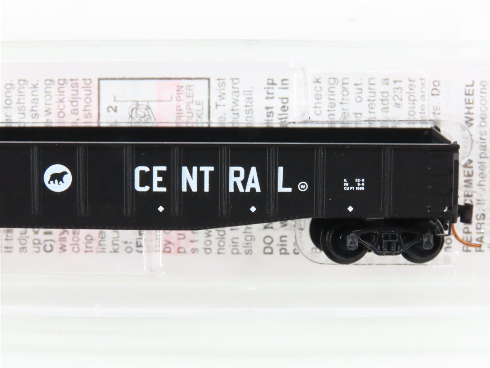 N Micro-Trains MTL 46250 AC Algoma Central 50' Drop-End Fishbelly Gondola #715