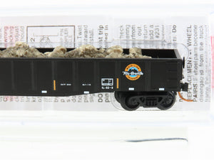 N Micro-Trains MTL 10500142 D&RGW Rio Grande 50' Gondola #56453 w/ Rock Load