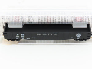 N Micro-Trains MTL 105030 B&O Baltimore & Ohio 50' Fixed-End Gondola #351065