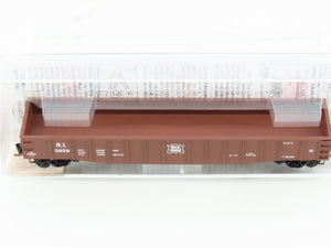 N Scale Micro-Trains MTL 105510 RI Rock Island 50' Fixed-End Gondola #3958