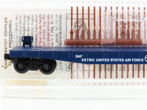 N Micro-Trains MTL 45190 DAF US Air Force 50' Fishbelly-Side Flat Car #35780