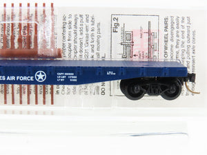 N Micro-Trains MTL 45190 DAF US Air Force 50' Fishbelly-Side Flat Car #35780