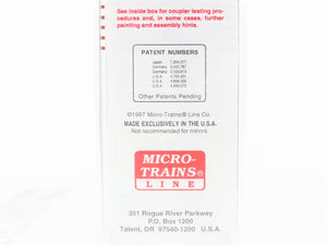 N Micro-Trains MTL 45190 DAF US Air Force 50' Fishbelly-Side Flat Car #35780