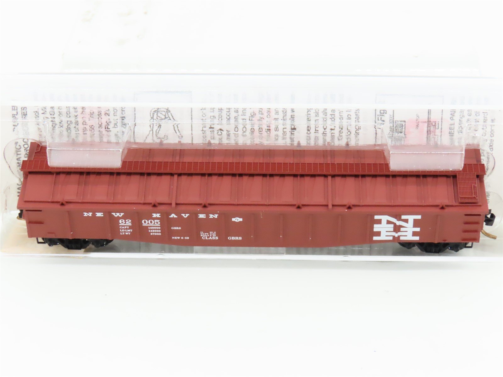 N Scale Micro-Trains MTL 106010 NH New Haven 50' Covered Gondola #62005