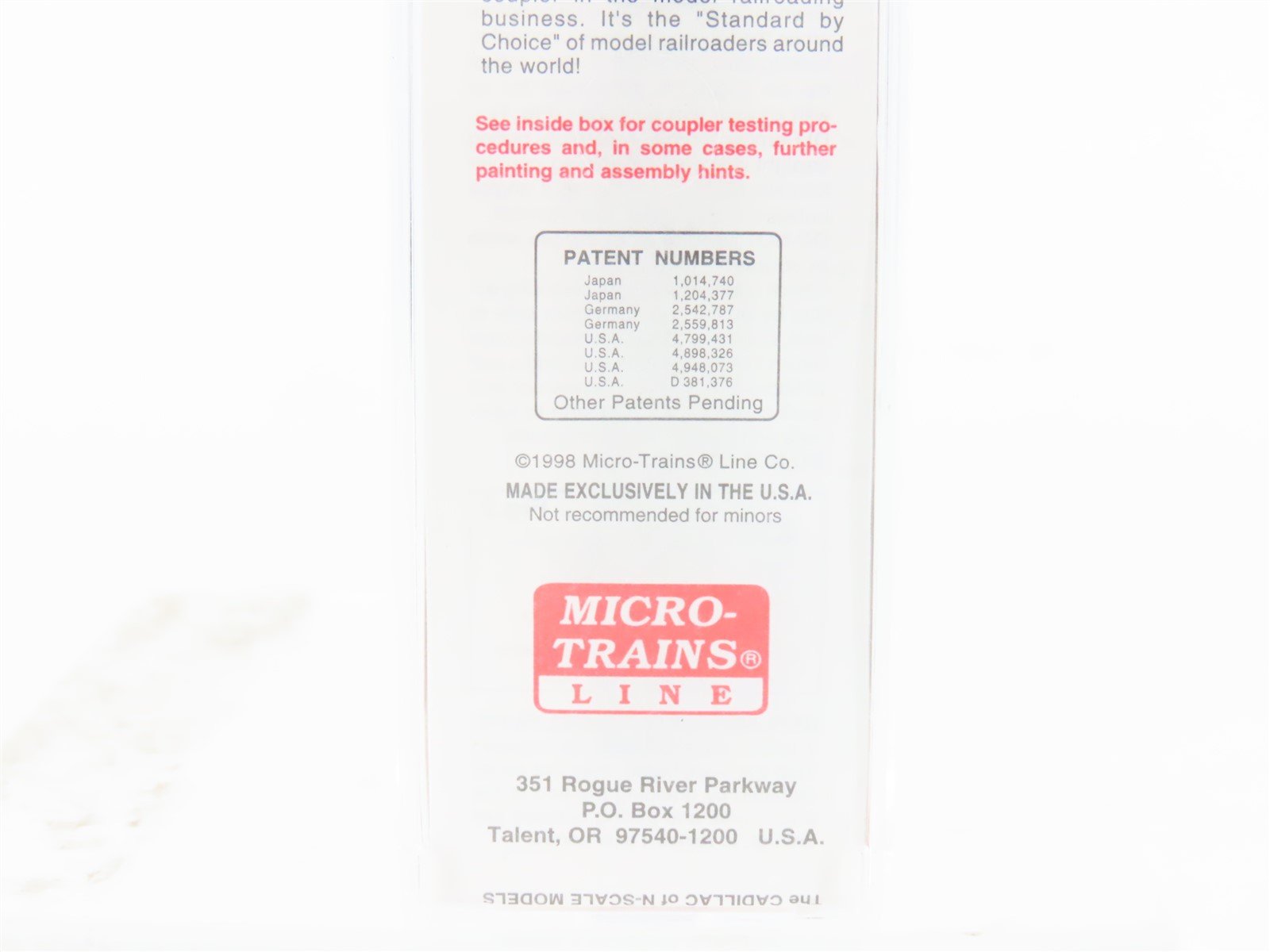 N Scale Micro-Trains MTL 106010 NH New Haven 50' Covered Gondola #62005