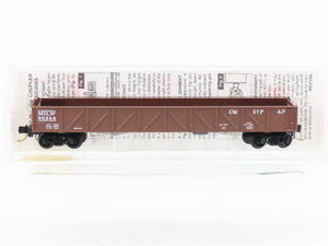N Micro-Trains MTL 60010 CMSTP&P MILW Milwaukee Road 50' Drop-End Gondola #80344
