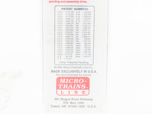 N Micro-Trains MTL 60010 CMSTP&P MILW Milwaukee Road 50' Drop-End Gondola #80344