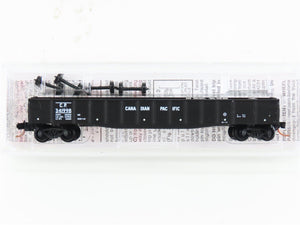 N Micro-Trains MTL 04600290 CP Canadian Pacific 50' Gondola #341998 w/ Tie Load