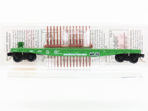 N Scale Micro-Trains MTL 45200 BN Burlington Northern 50' Flat Car #612765