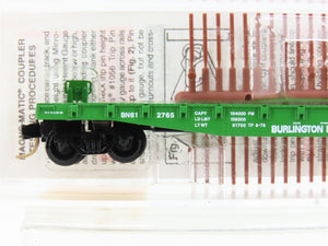 N Scale Micro-Trains MTL 45200 BN Burlington Northern 50' Flat Car #612765