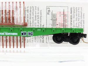 N Scale Micro-Trains MTL 45200 BN Burlington Northern 50' Flat Car #612765