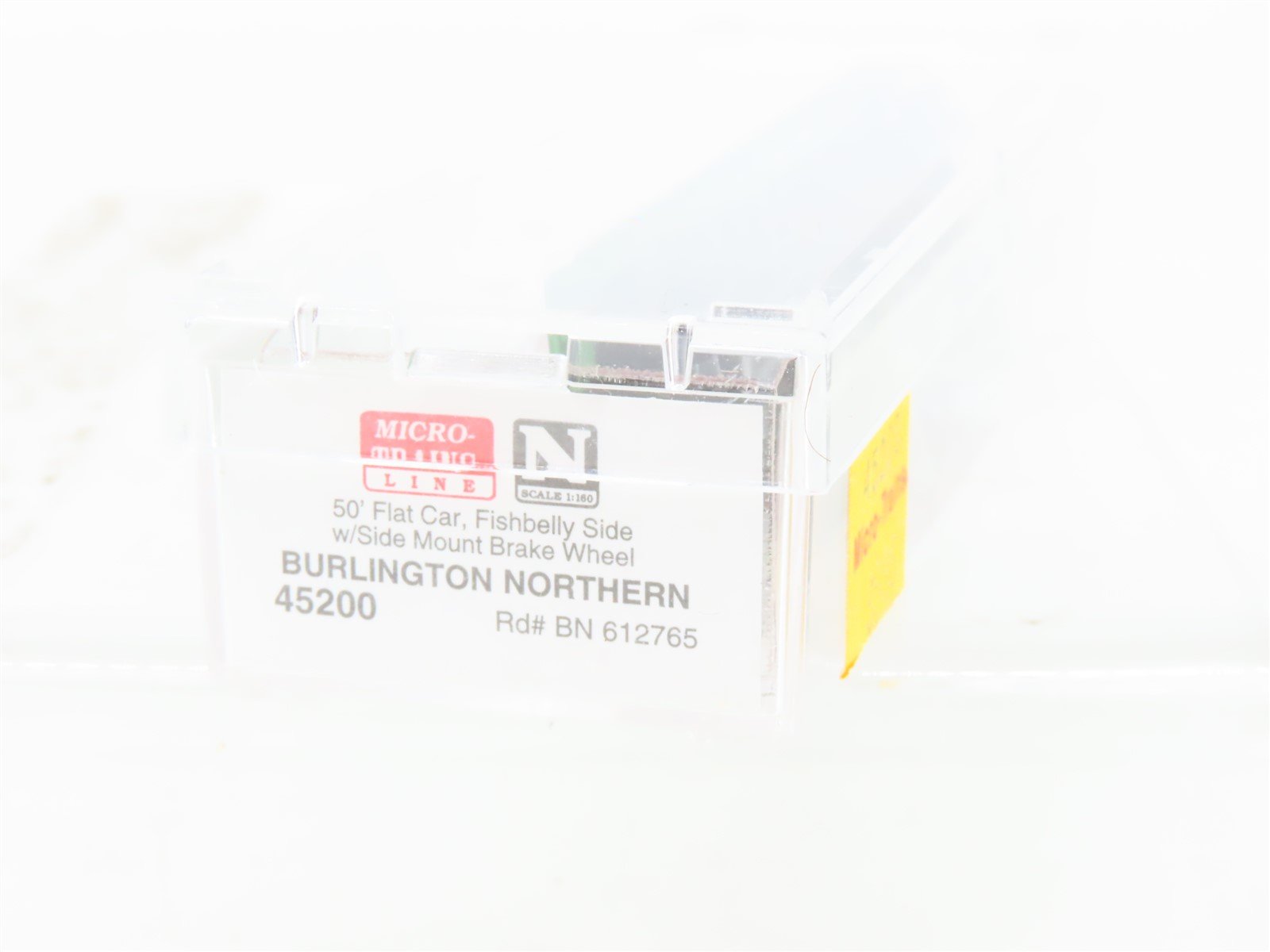 N Scale Micro-Trains MTL 45200 BN Burlington Northern 50' Flat Car #612765