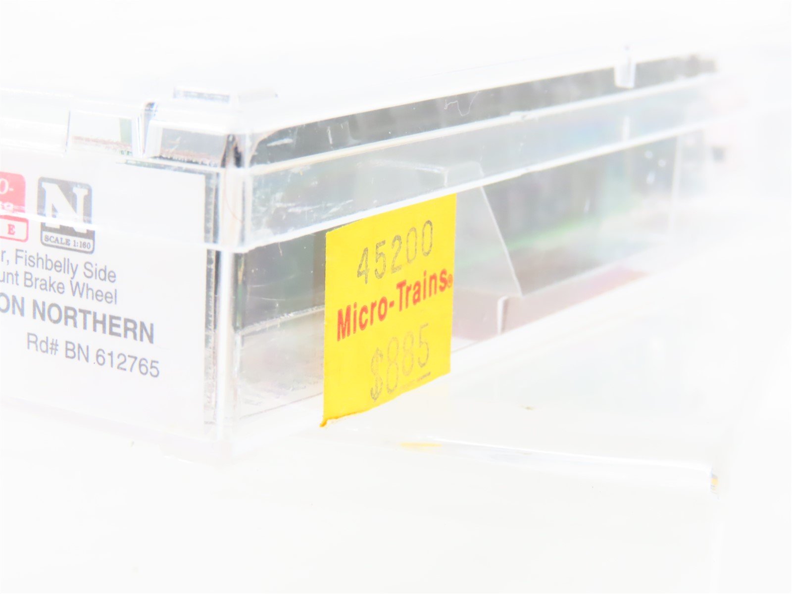 N Scale Micro-Trains MTL 45200 BN Burlington Northern 50' Flat Car #612765