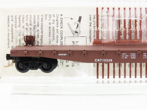 N Scale Micro-Trains MTL 45130 CR Conrail 50' Fishbelly-Side Flat Car #715528