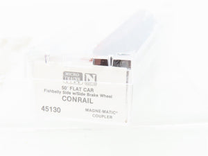N Scale Micro-Trains MTL 45130 CR Conrail 50' Fishbelly-Side Flat Car #715528
