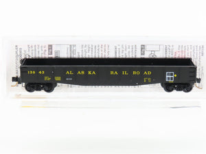 N Scale Micro-Trains MTL 46340 ARR Alaska Railroad 50' Drop-End Gondola #13843