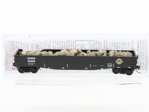 N Micro-Trains MTL 10500141 D&RGW Rio Grande 50' Gondola #56454 w/ Rock Load