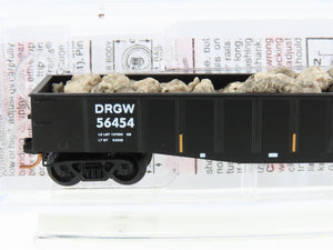 N Micro-Trains MTL 10500141 D&RGW Rio Grande 50' Gondola #56454 w/ Rock Load