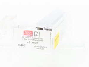 N Micro-Trains MTL 45180 USAX US Army Transportation Corps 50' Flat Car #38064