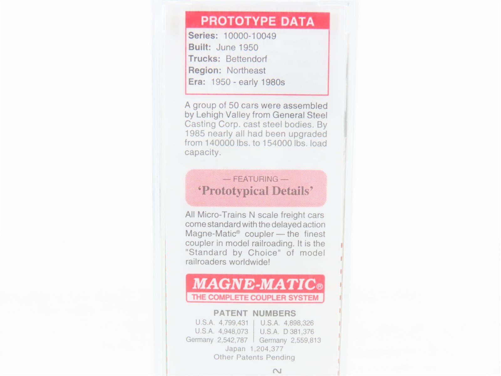N Micro-Trains MTL 04500310 LV Lehigh Valley 50' Flat Car #10038 w/Ship Engine