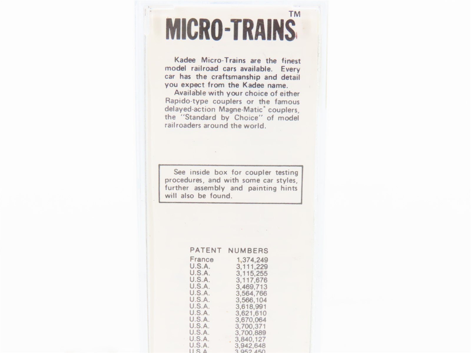 N Scale Kadee Micro-Trains MTL 44060 ATSF Santa Fe 50' Flat Car #90806