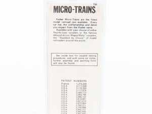 N Scale Kadee Micro-Trains MTL 44060 ATSF Santa Fe 50' Flat Car #90806