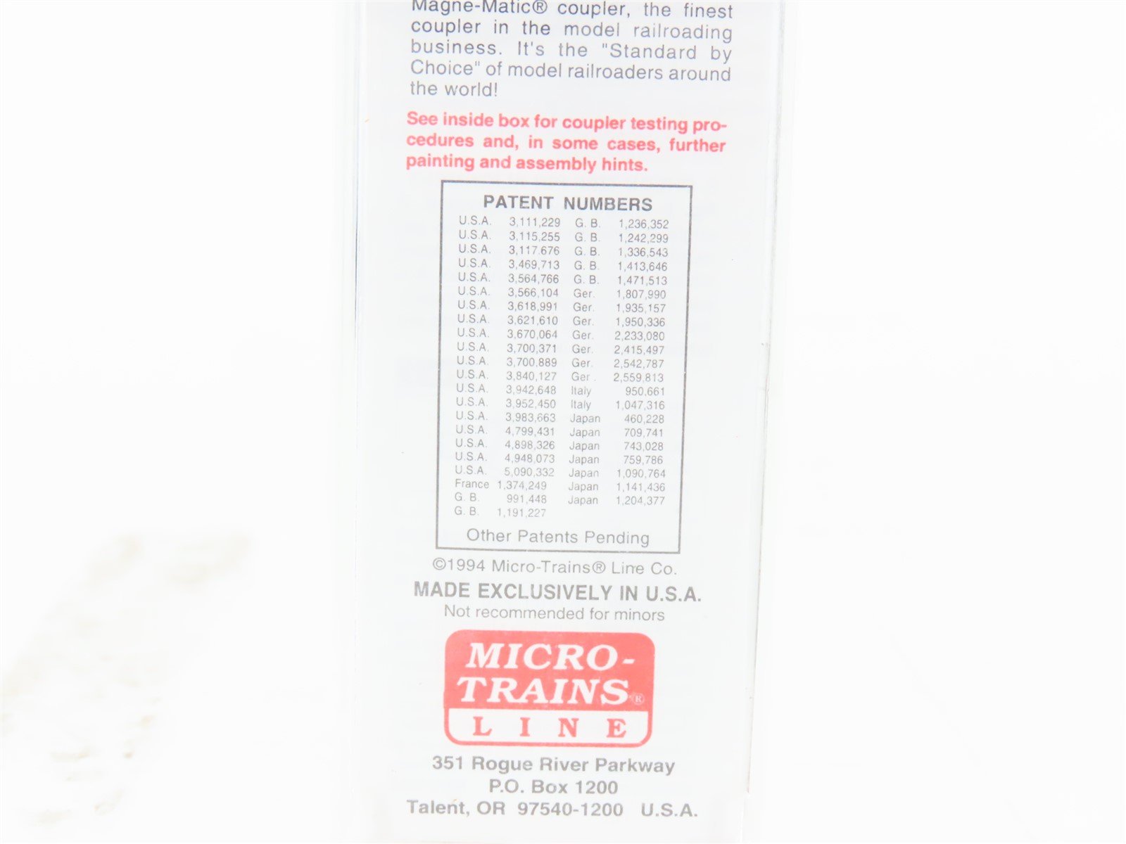 N Scale Micro-Trains MTL 44070 BN Burlington Northern 50' Flat Car #602626
