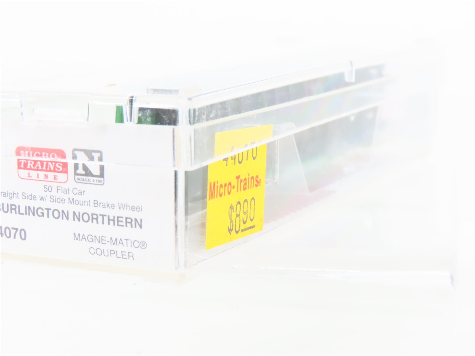 N Scale Micro-Trains MTL 44070 BN Burlington Northern 50' Flat Car #602626