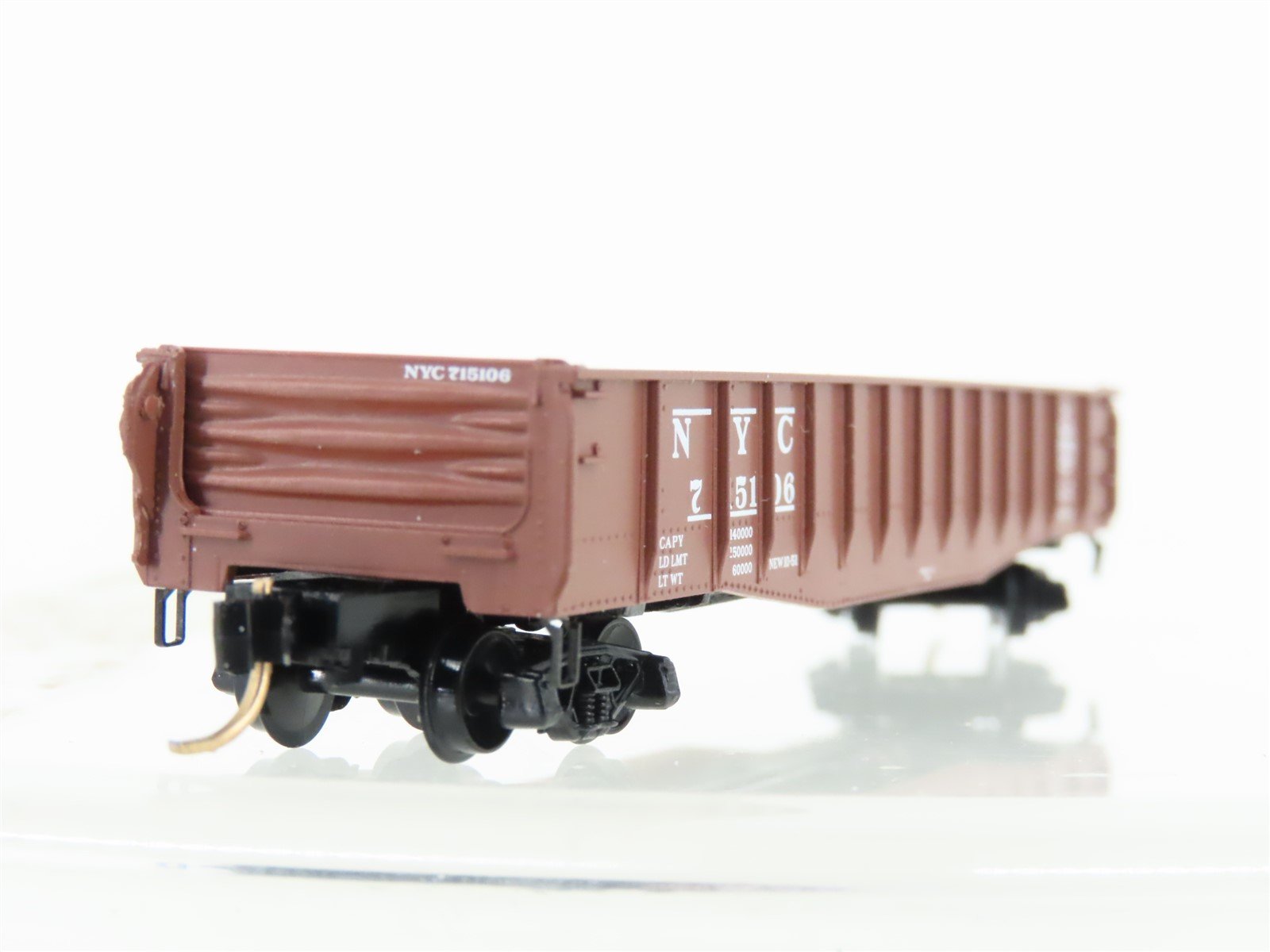 N Scale Micro-Trains MTL 46170 NYC New York Central 50' Drop-End Gondola #715106