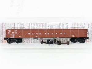 N Scale Micro-Trains MTL 61010 RI Rock Island 50' Fixed-End Gondola #187509