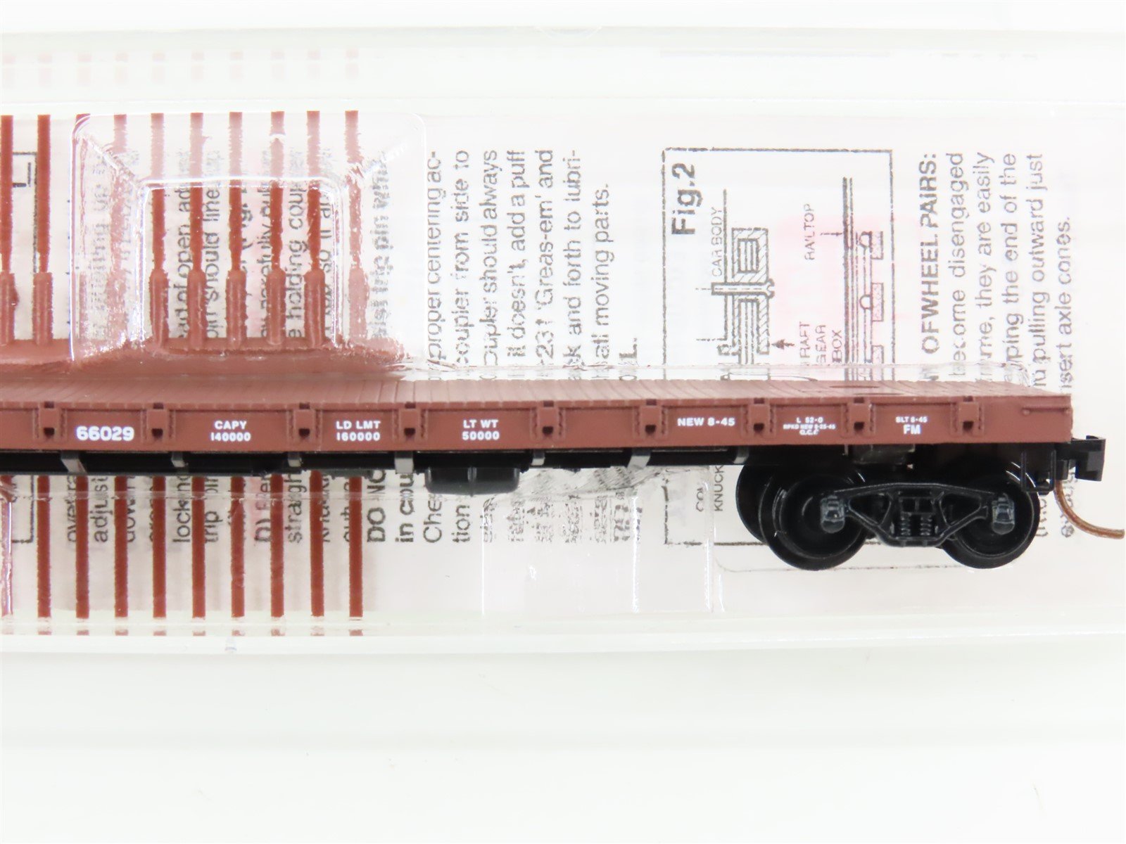 N Scale Micro-Trains MTL 44010 GN Great Northern 50' Flat Car #66029