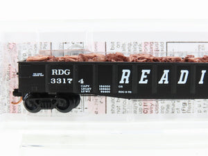 N Scale Micro-Trains MTL 10500150 RDG Reading 50' Gondola #33174 w/ Scrap Load