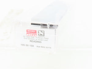 N Scale Micro-Trains MTL 10500150 RDG Reading 50' Gondola #33174 w/ Scrap Load