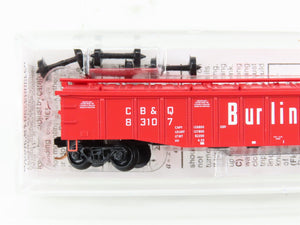N Scale Micro-Trains MTL 10600240 CB&Q Burlington 50' Covered Gondola #83107