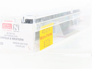 N Scale Micro-Trains MTL 45020 N&W Norfolk & Western 50' Flat Car #202542