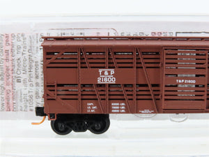 N Scale Micro-Trains MTL 03500110 T&P Texas & Pacific 40' Stock Car #21600