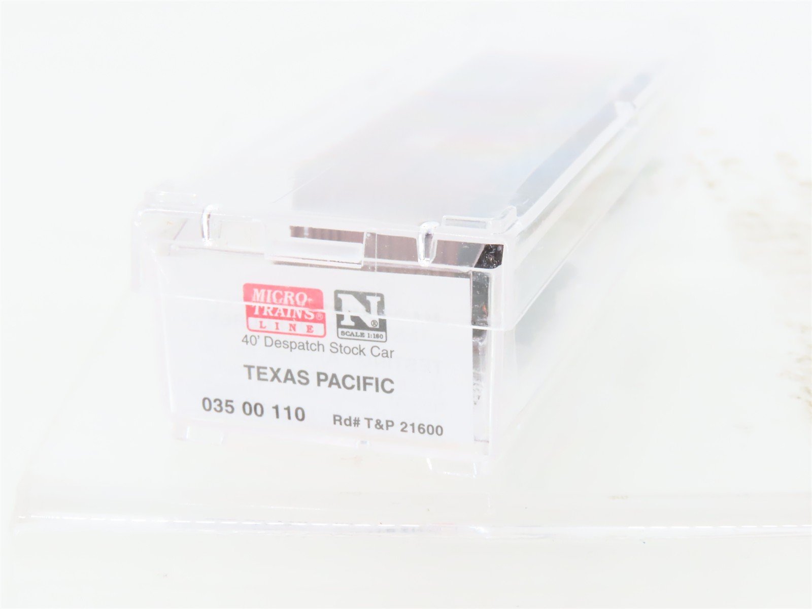 N Scale Micro-Trains MTL 03500110 T&P Texas & Pacific 40' Stock Car #21600
