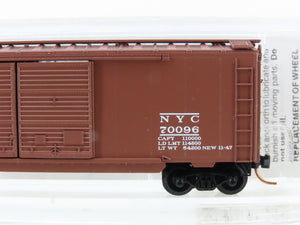 N Micro-Trains MTL 23160 NYC New York Central 40' Double Doors Box Car #70096