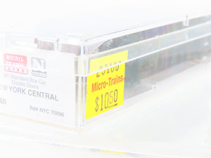N Micro-Trains MTL 23160 NYC New York Central 40' Double Doors Box Car #70096