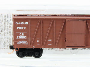 N Micro-Trains MTL 02800120 CP Canadian Pacific 40' Single Door Box Car #230103
