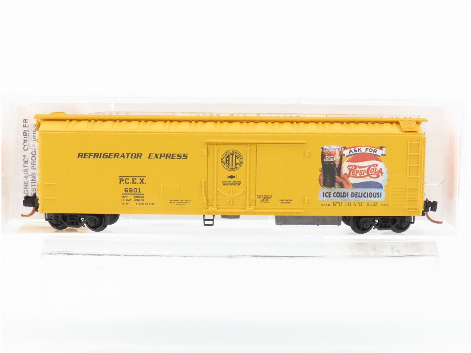 N Micro-Trains MTL 69090 PCEX Pepsi-Cola 51' 3 3/4" Mechanical Reefer #6901