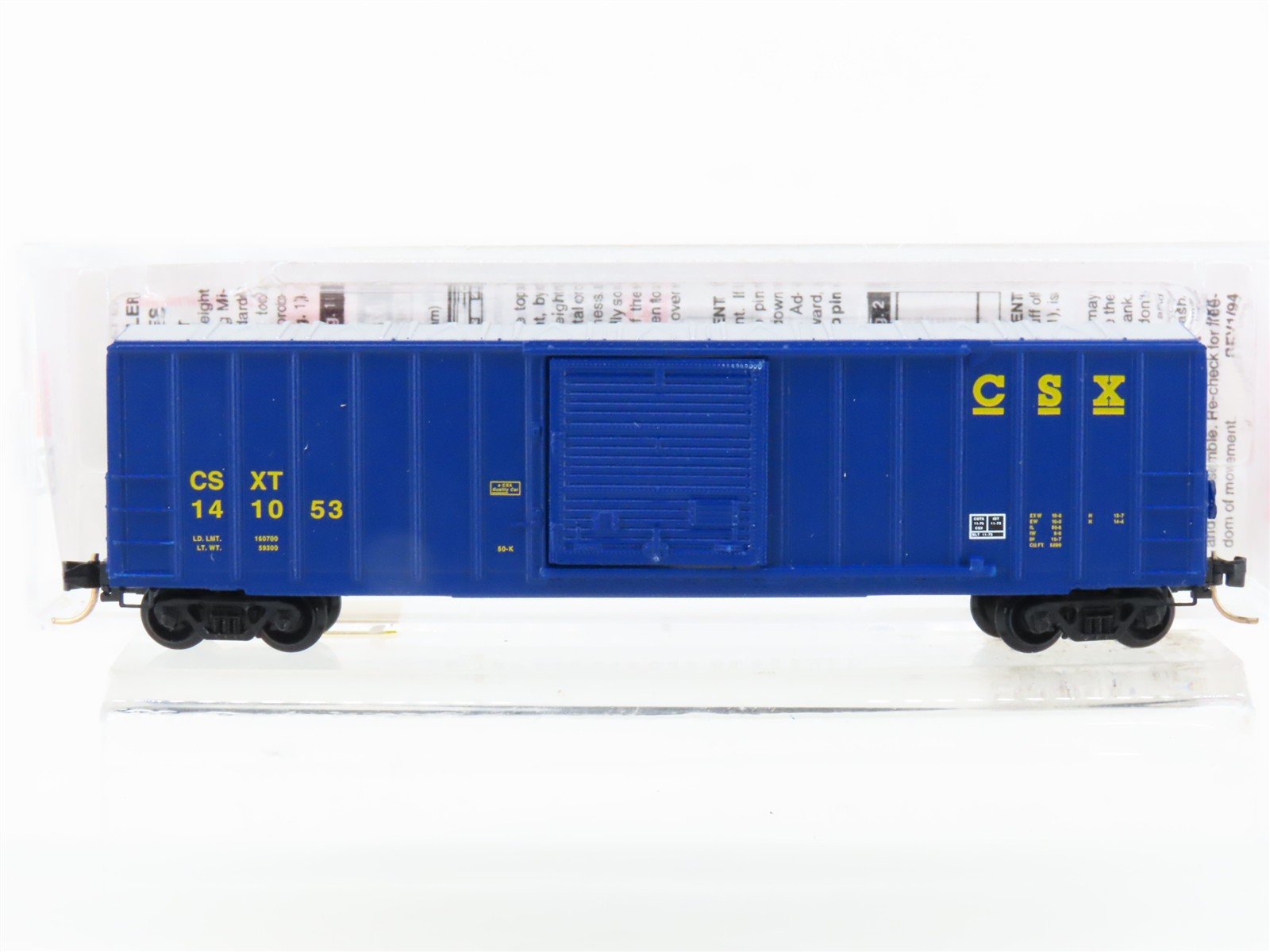 N Scale Micro-Trains MTL 25550/1 CSXT 50' Single Door Box Car #141053