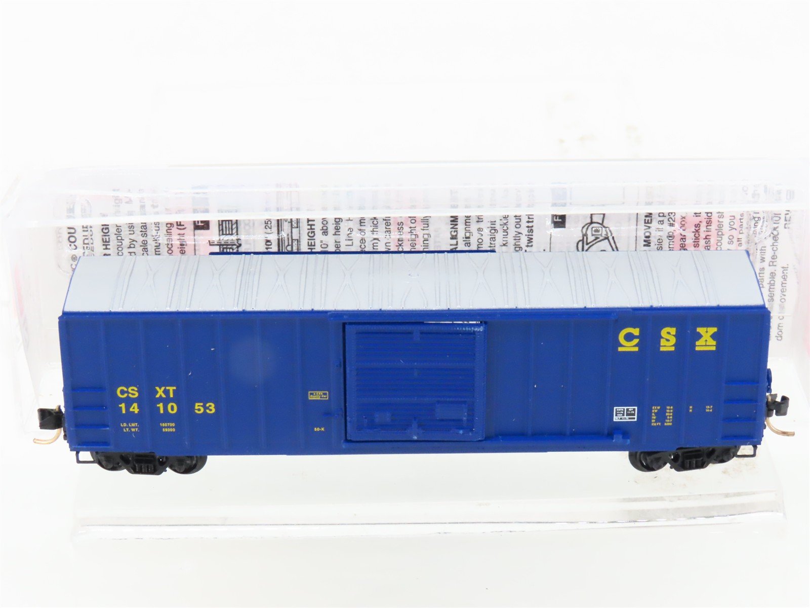 N Scale Micro-Trains MTL 25550/1 CSXT 50' Single Door Box Car #141053